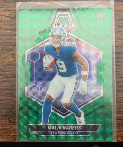 2024 Panini Mosaic #306 Malik Nabers — front