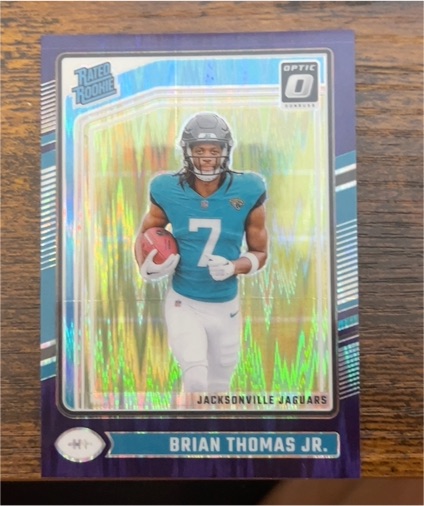 2024 Donruss Optic #214 Brian Thomas Jr. — front