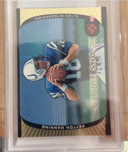 1998 Upper Deck UD3 #181 Peyton Manning Future Shock Rookie — front