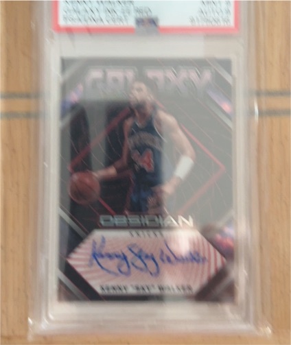 2022-23 Panini Obsidian Galaxy Ink Kenny Walker Autograph — front