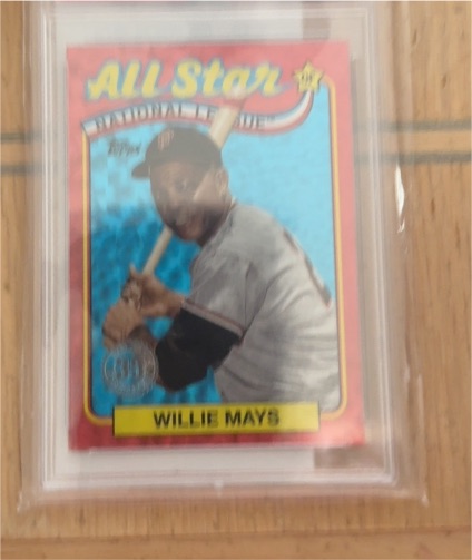 2024 Topps Series 2- 1989 Topps Baseball All-Stars Foilboard #89ASB-4 Willie Mays — front