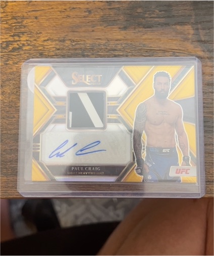2023 Panini Select UFC #AM-PC Paul Craig — front