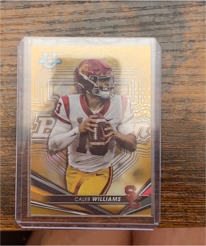 2022 Bowman's Best University #1 Caleb Williams — front