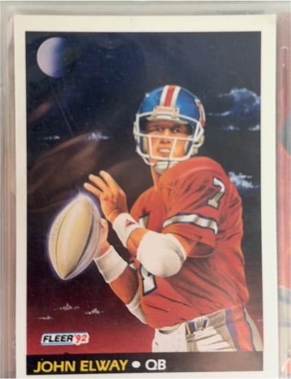 1992 Fleer #471 John Elway — front