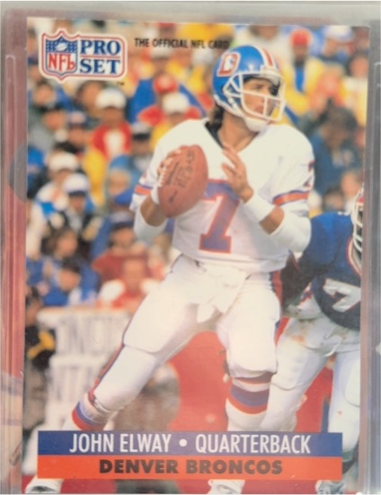 1991 Pro Set #138 John Elway — front