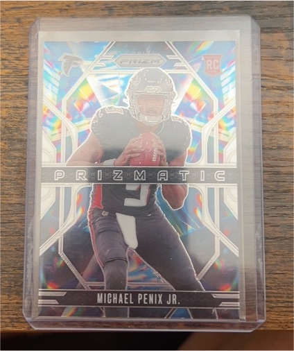 2024 Panini Prizm #10 Michael Penix Jr. Prizmatic — front