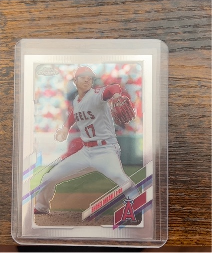 2021 Topps Chrome #159 Shohei Ohtani — front