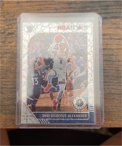 2019-20 Panini NBA Hoops Premium Stock #2 Shai Gilgeous-Alexander — front