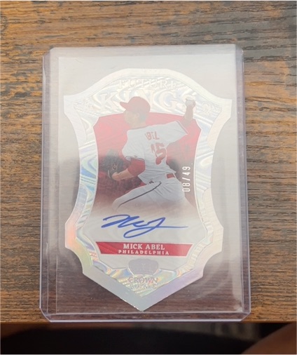 2023 Panini Chronicles Crown Royale Future Kings Auto Mick Abel — front