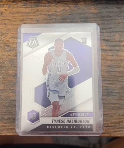 2020-21 Panini Mosaic NBA Debut #264 Tyrese Haliburton — front