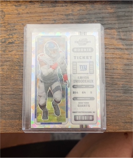 2022 Panini Contenders Season Ticket #254 Kayvon Thibodeaux — front