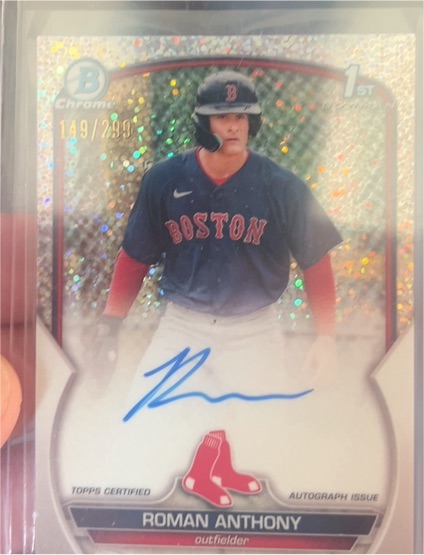 2023 Bowman Chrome #149 Roman Anthony — front