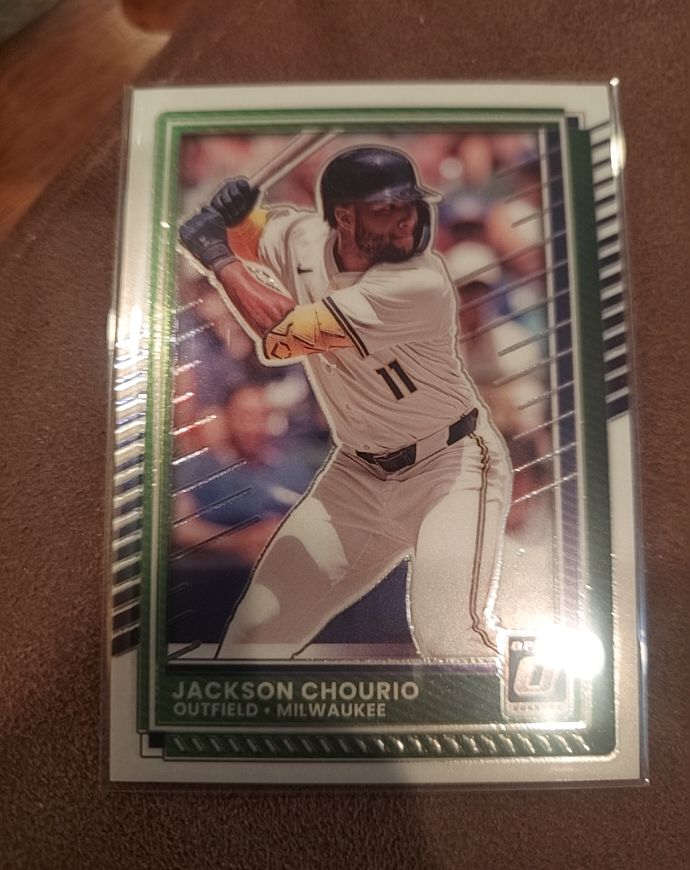 2025 Donruss Optic #99 Jackson Chourio — front