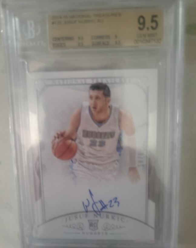 2014-15 Panini National Treasures #5 Jusuf Nurkic RC Rookie — front