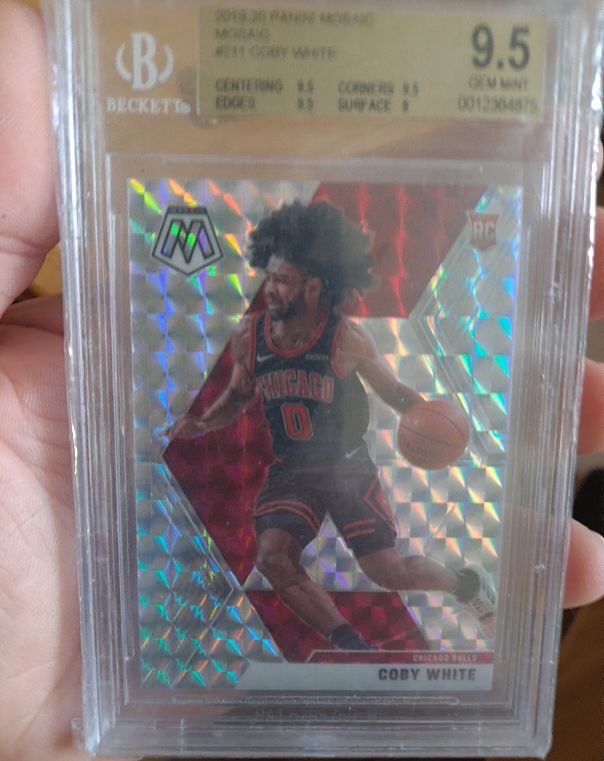 2019-20 Panini Mosaic #211 Coby White — front