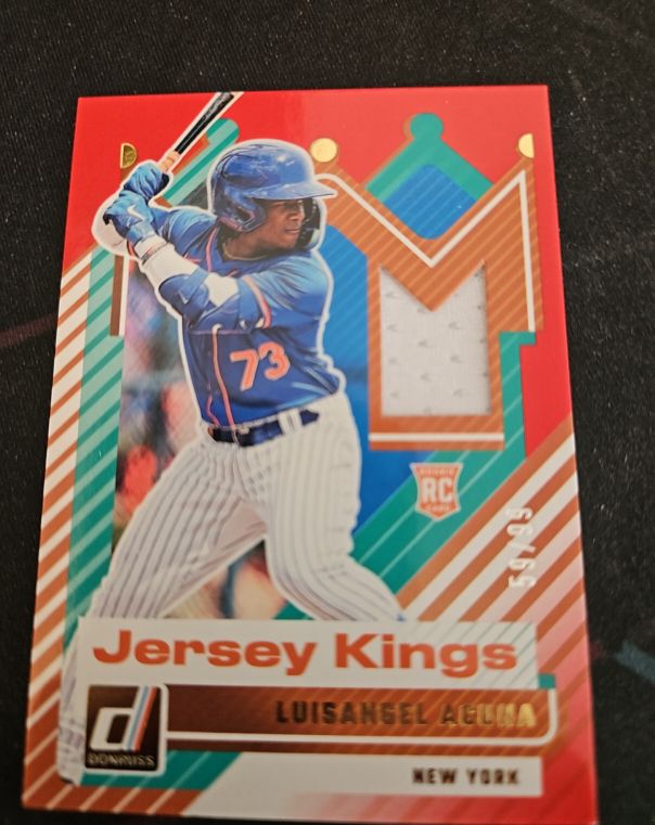 2025 Donruss Jersey Kings #JK-LA Luisangel Acuna — front
