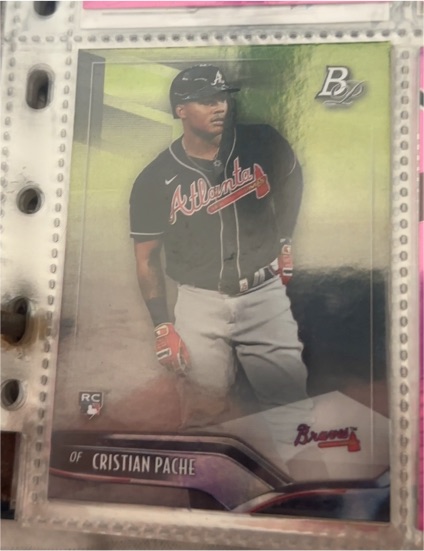 2021 Bowman Platinum #23 Cristian Pache — front