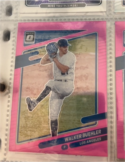 2021 Donruss Optic #126 Walker Buehler Pink Prizm — front