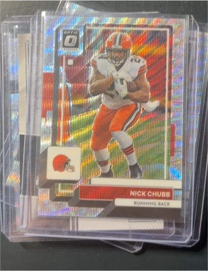 2022 Panini Donruss Optic Nick Chubb — front