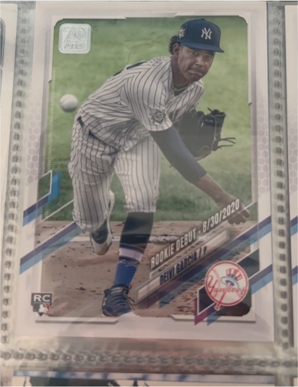 2021 Topps Update #US259 Deivi Garcia Rookie Debut RC — front