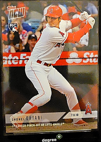 2018 Topps Now #432 Shohei Ohtani — front