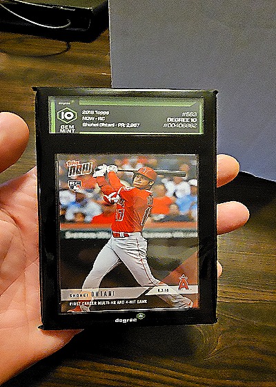 2018 Topps Now #E63 Shohei Ohtani — front