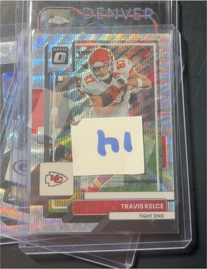 2022 Donruss Optic #97 Travis Kelce — front