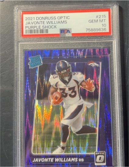 2021 Donruss Optic #215 Javonte Williams — front