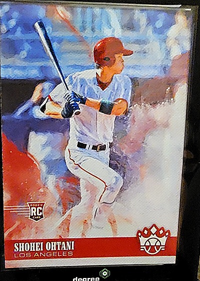2018 Panini Diamond Kings #76 Shohei Ohtani Rookie Card — front