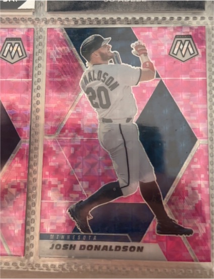 2021 Panini Mosaic Pink Camo Josh Donaldson — front