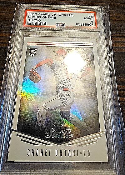 2018 Panini Chronicles Studio #3 Shohei Ohtani — front