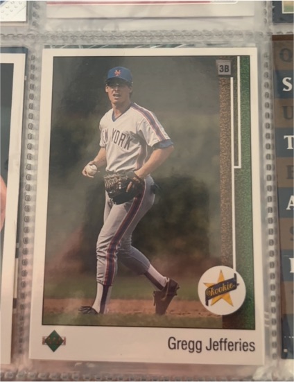 1989 Upper Deck #9 Gregg Jefferies — front