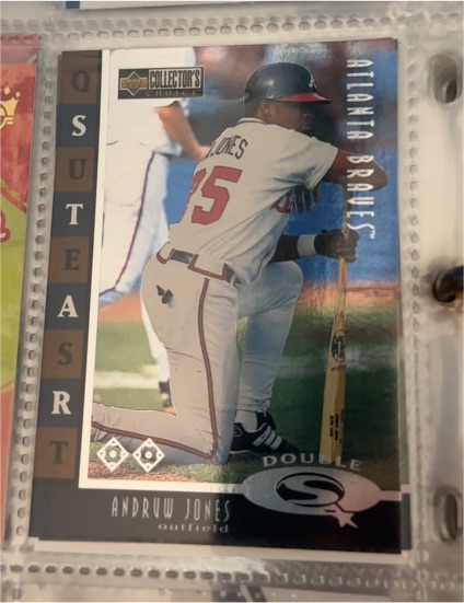 1998 Upper Deck Collector's Choice Starquest Double #SQ8 Andruw Jones — front