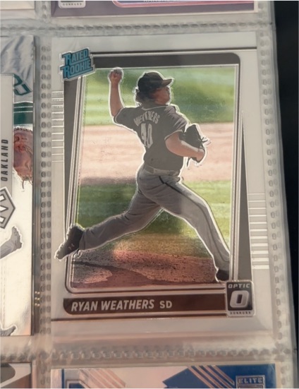 2021 Donruss Optic #78 Ryan Weathers — front