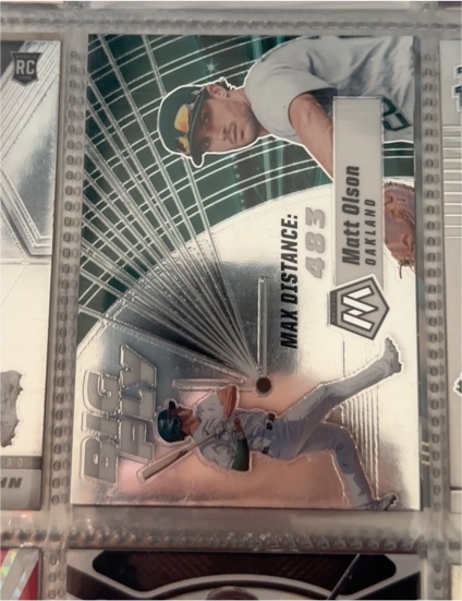 2021 Panini Mosaic Big Fly #BF11 Matt Olson — front