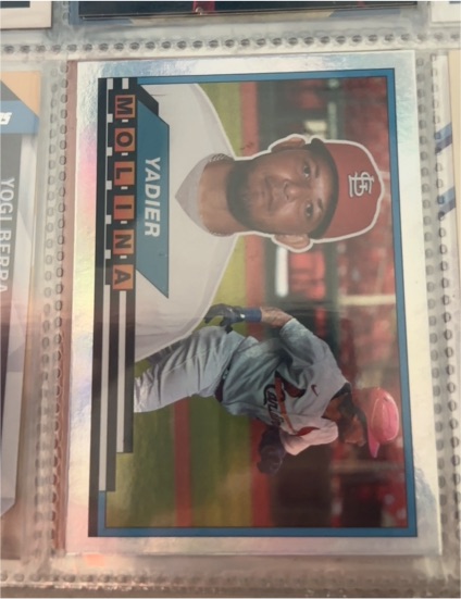 2021 Topps Archives - 1989 Topps Big Foil #89BF-22 Yadier Molina — front