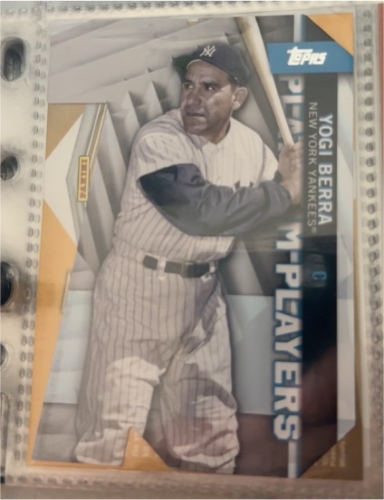 2021 Topps Update #PDC-65 Yogi Berra Topps Platinum Players Die Cuts — front