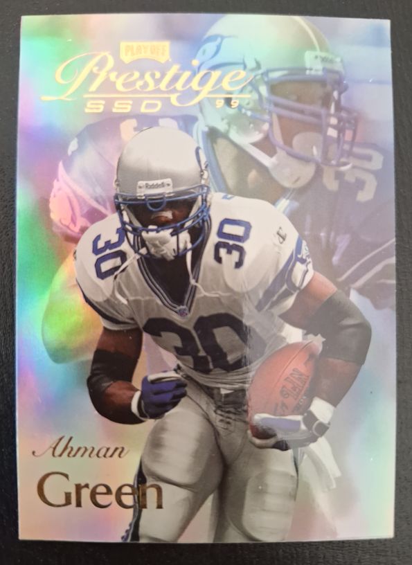 1999 Playoff Prestige SSD #B124 Ahman Green — front