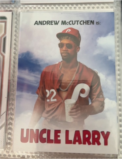 2021 Topps Archives #MPC-3 Andrew McCutchen Uncle Larry Movie Poster Card — front