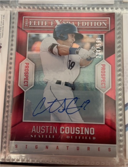 2014 Panini Elite Extra Edition #37 Austin Cousino — front