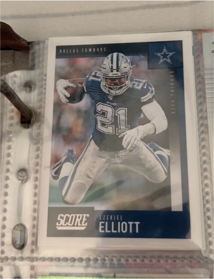 2020 Panini Score #169 Ezekiel Elliott — front