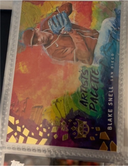 2021 Panini Diamond Kings Artist's Palette #AP-6 Blake Snell — front
