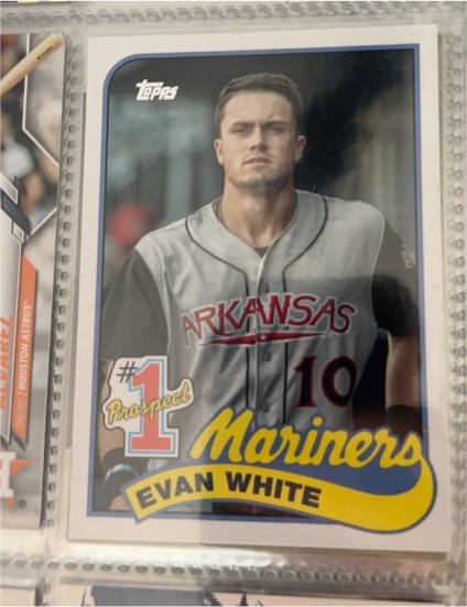 2020 Topps Update #P-1 Evan White — front