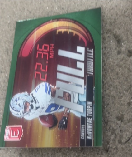 2025 Panini Donruss Elite Full Throttle #1 KaVontae Turpin — front