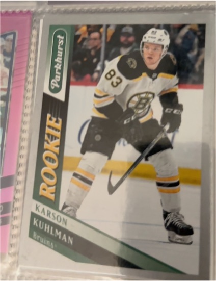 2019-20 Parkhurst #282 Karson Kuhlman Rookie Boston Bruins — front