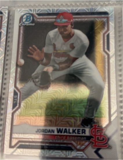 2021 Bowman Chrome Prospects #BCP-236 Jordan Walker — front