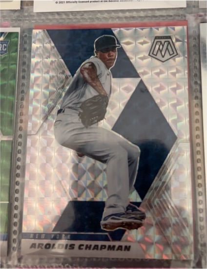 2021 Panini Mosaic #79 Aroldis Chapman — front