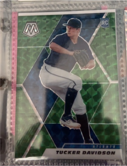 2021 Panini Mosaic #RC Tucker Davidson — front