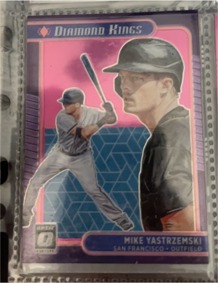 2021 Panini Donruss Optic Diamond Kings #28 Mike Yastrzemski — front