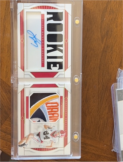 2024 Panini National Treasures Booklet Michael Penix Jr RPA — front